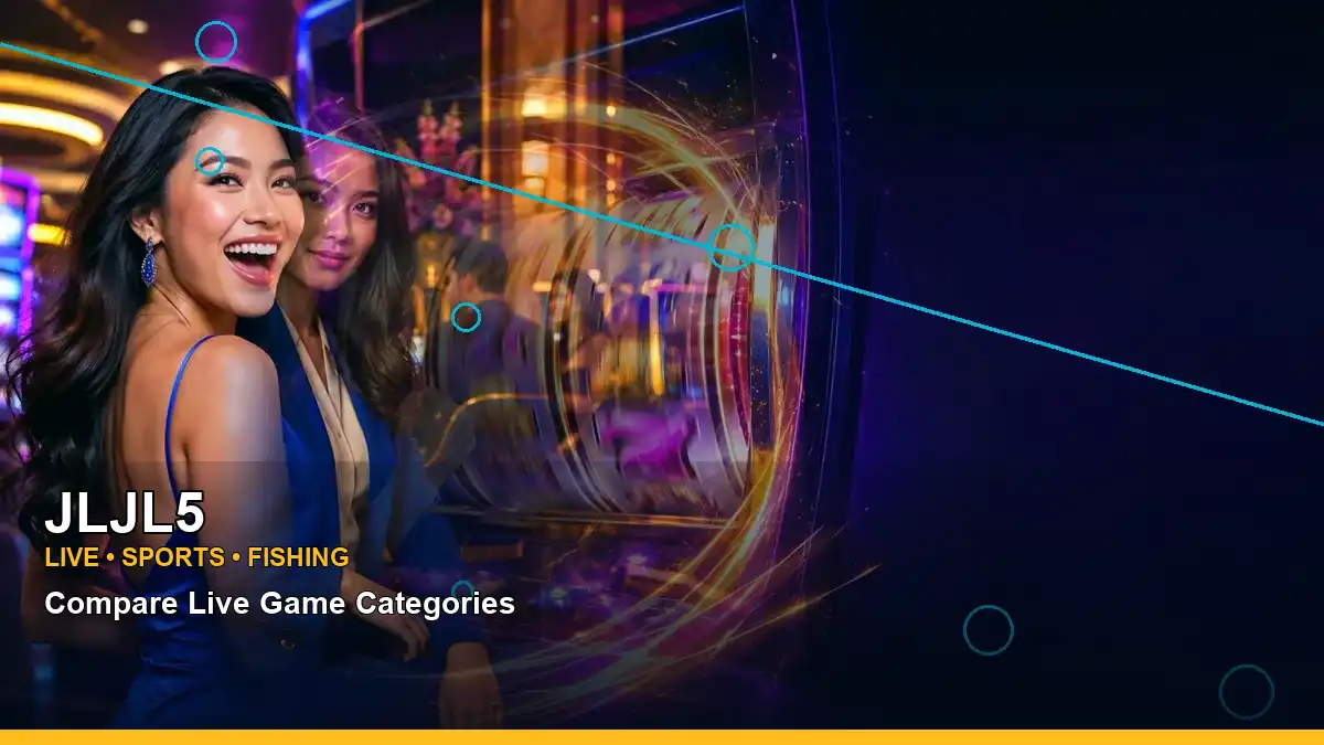 JLJL5 mobile casino artwork focused on convenient browsing and account safety for Philippine adults