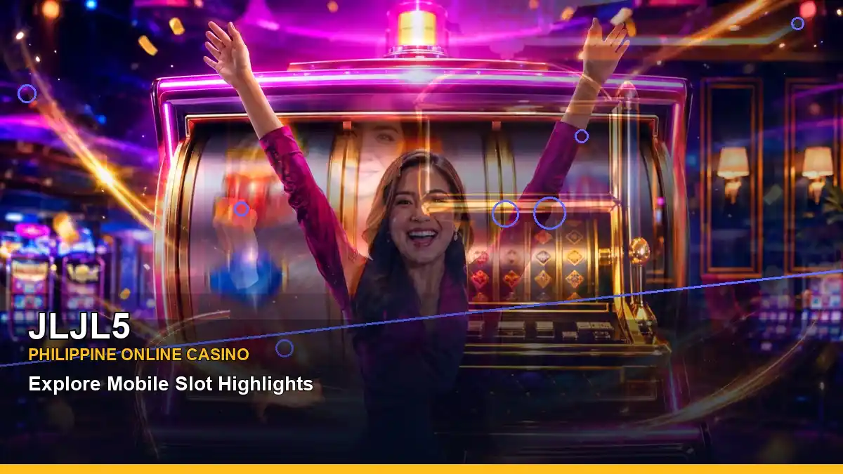 JLJL5 mobile slot information with a centred night-themed layout for Philippine users