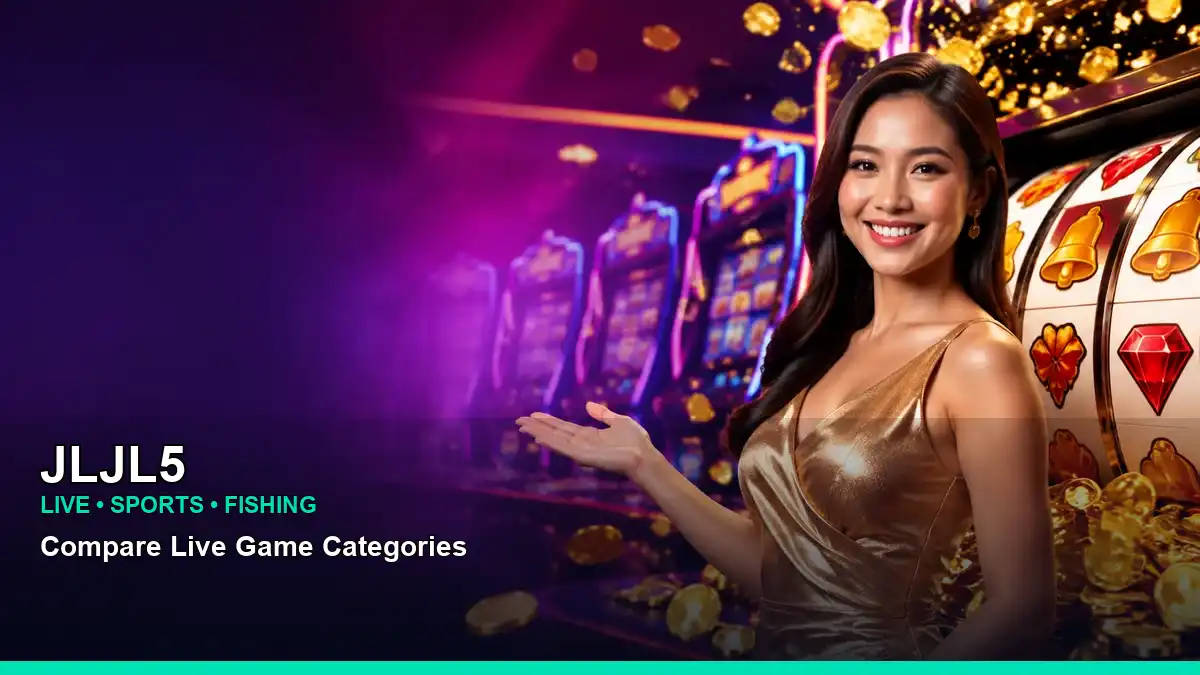 JLJL5 lucky wheel information with a celebratory jackpot theme for mobile users